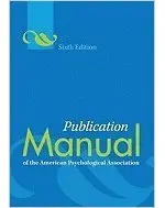 Publication Manual of the American Psychological Association, 6th Ed